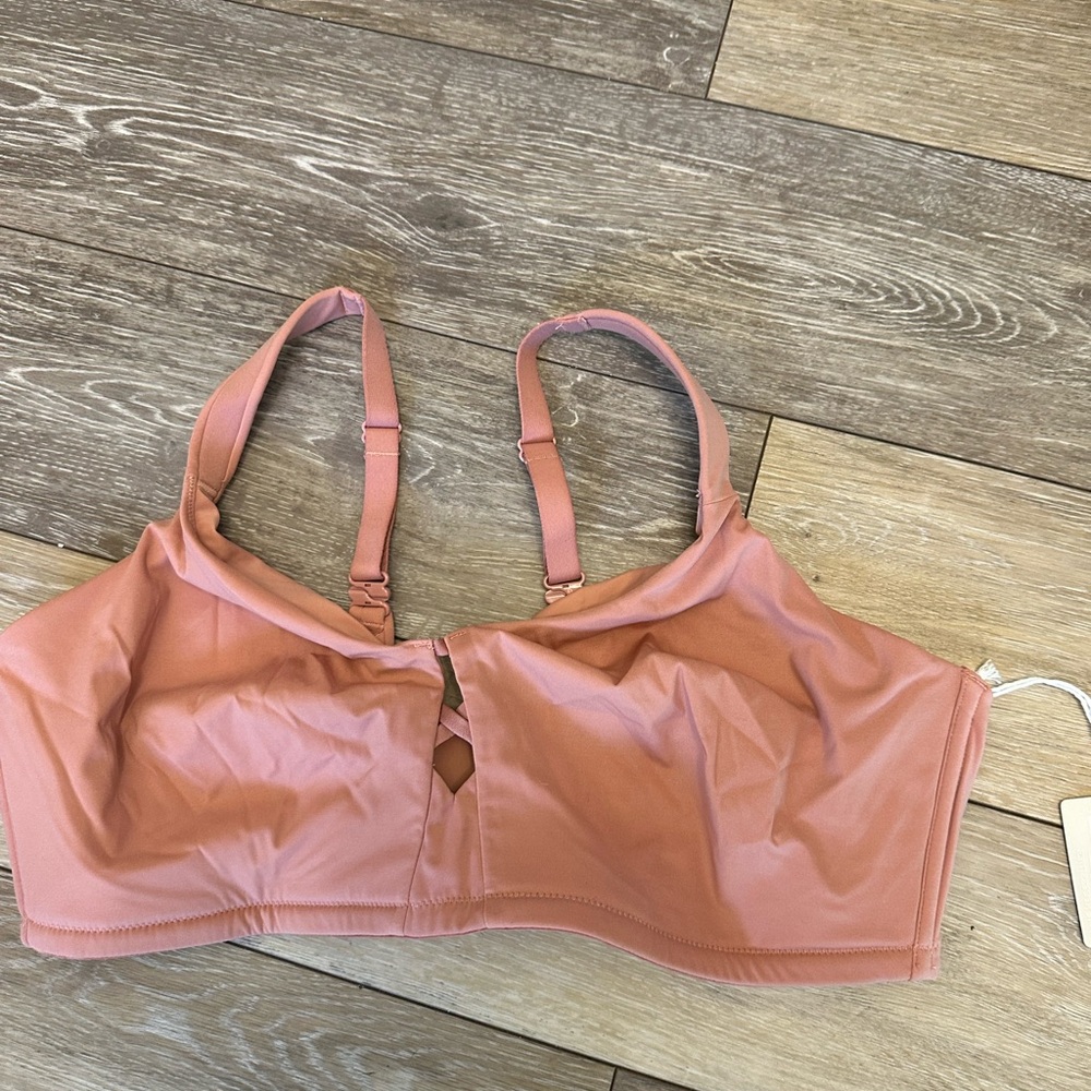 Bare Necessities Minimizer Dusty Rose Bralette